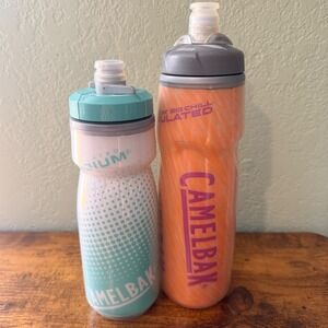 CamelBak Insulated Water Bottle Set 21oz Teal Podium & 25oz Orange Big Chill